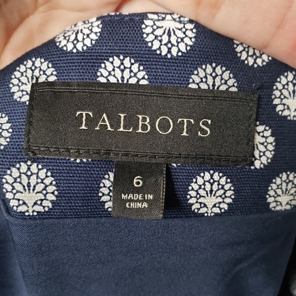 Talbots Tree of Life A Line Skirt Size 6 - Picture 5 of 6